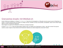 Tablet Screenshot of littlefeet.ch